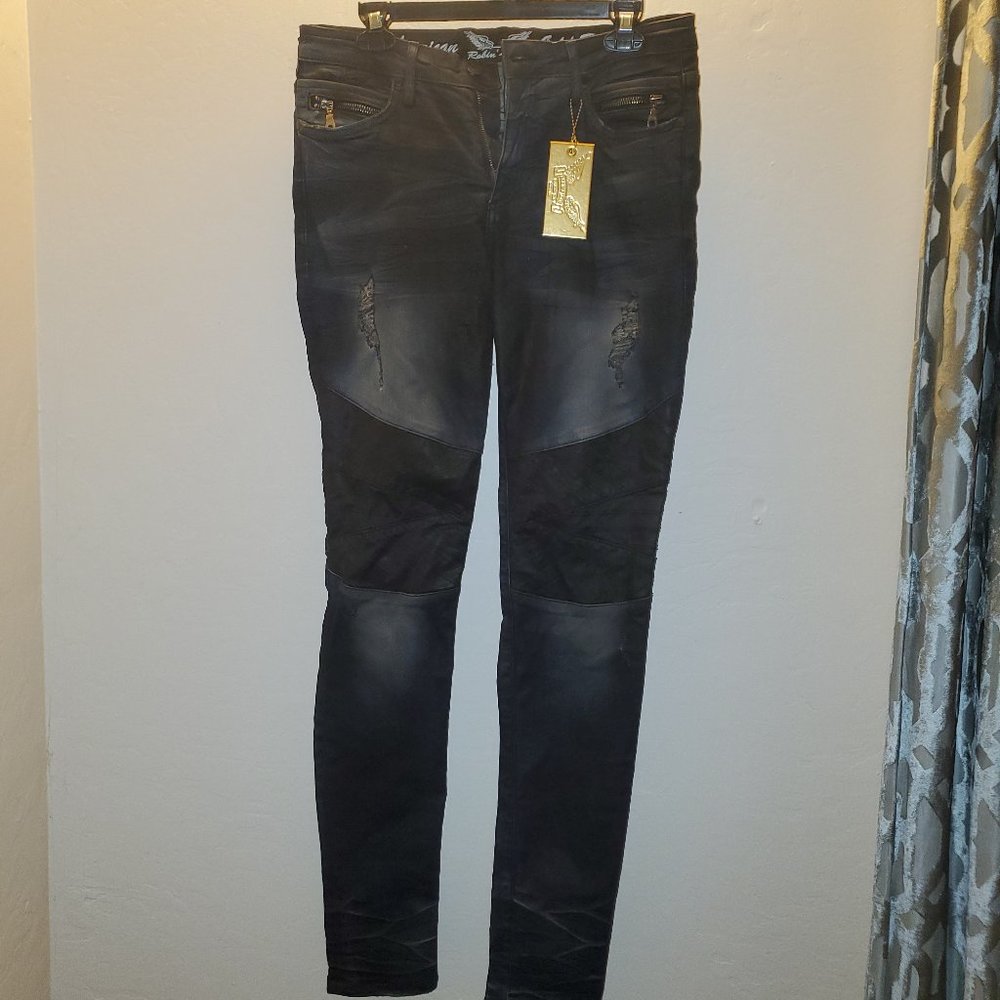 Robin's Jean Women's Moto Jeans size 30